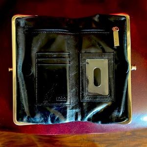 Black hobo wallet